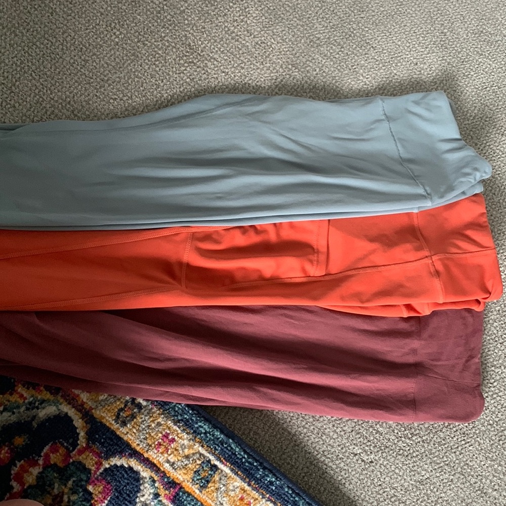 womens athletic leggings colorful bundle